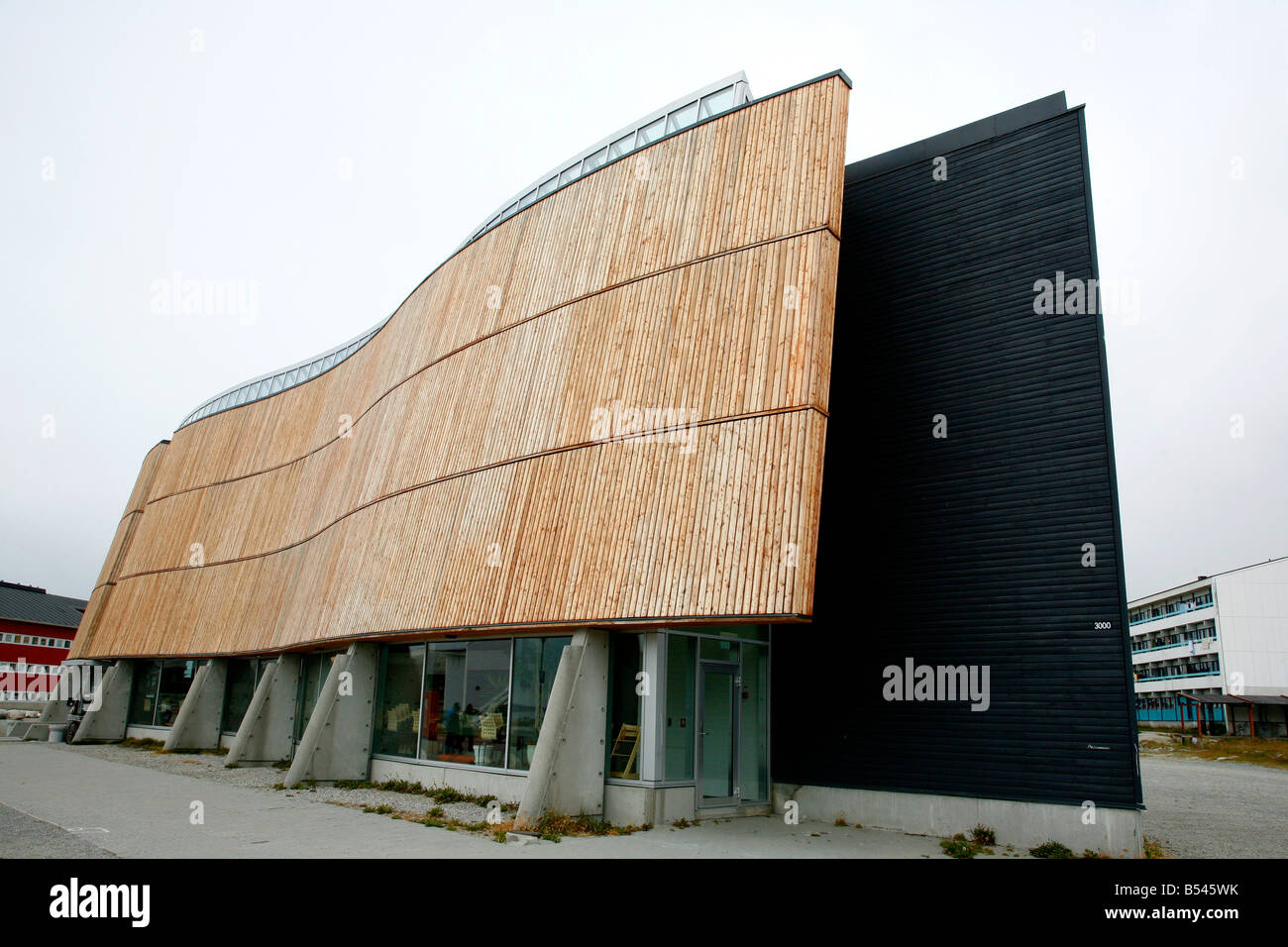 Août 2008 - Centre Culturel Katuaq Nuuk Groenland Banque D'Images