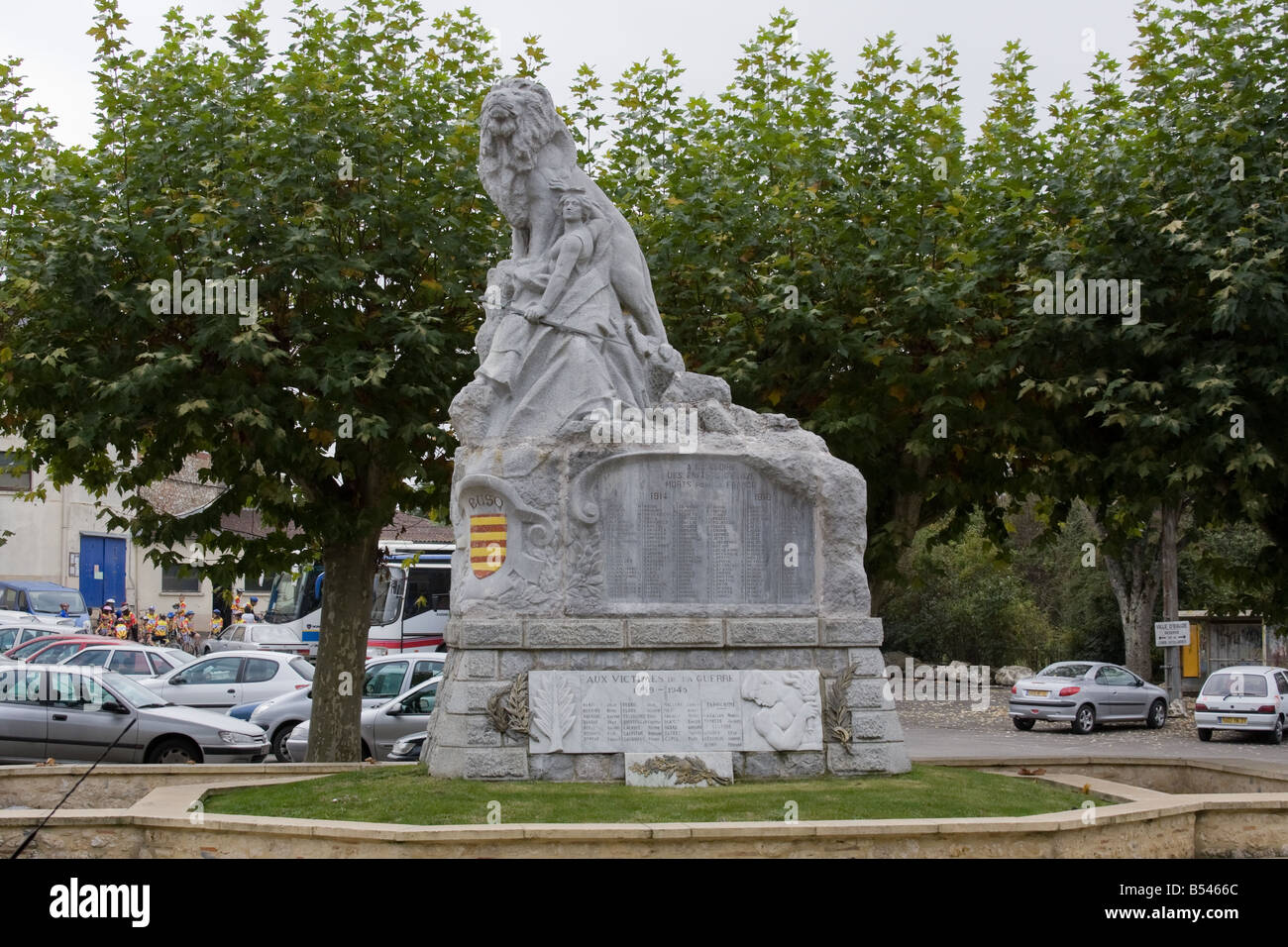 Monument commémoratif de guerre d'Eauze, Gers Midi-Pyrénées France sud Banque D'Images