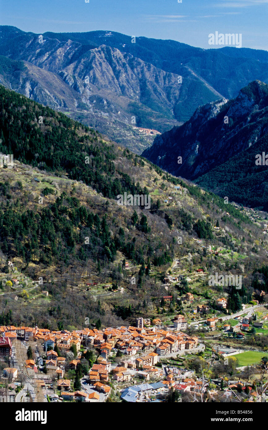 Saint Martin Vesubie valley Alpes-maritimes 06 PACA France Europe Mercantour Banque D'Images