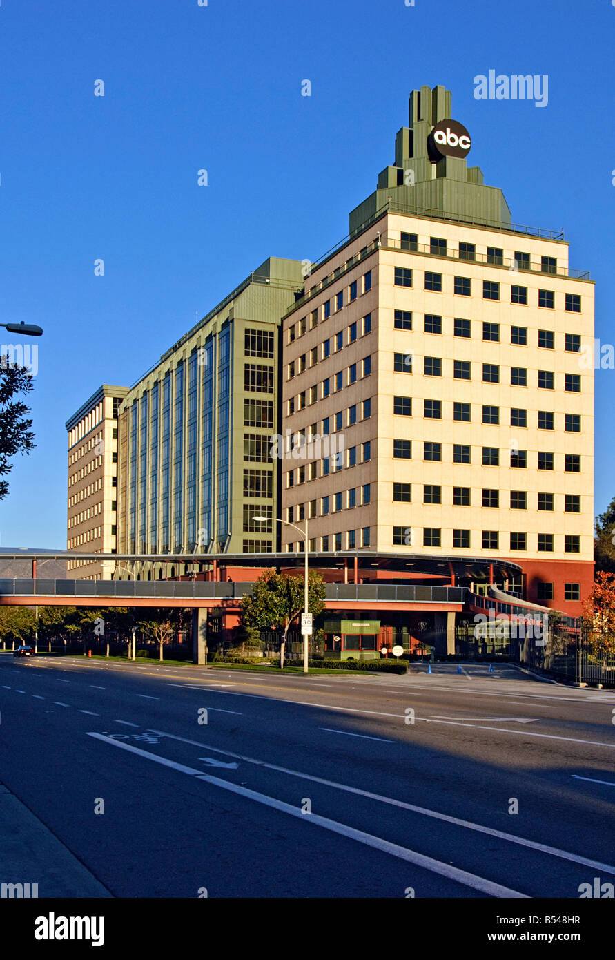 American Broadcasting Company (ABC) Réseau de télévision américain, Burbank CA adjacent à la Walt Disney Studios Banque D'Images