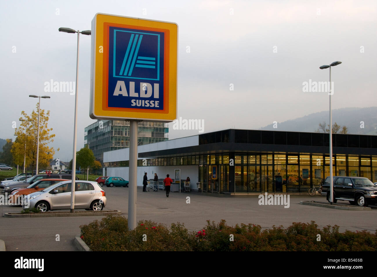 Aldi Suisse, discounter, supermarché, suisse, europe, européen, Suisse Banque D'Images