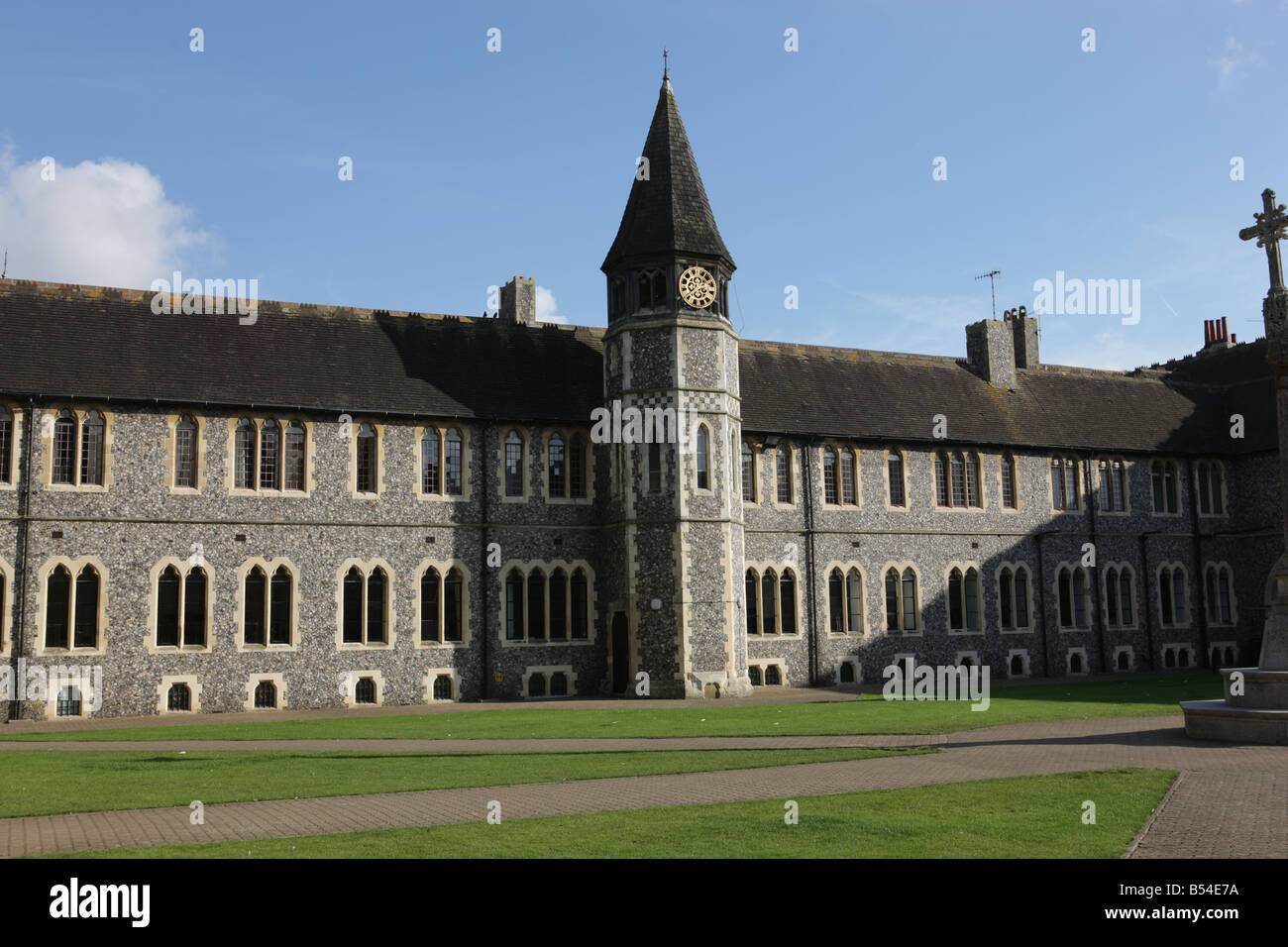 Lancing College dans le West Sussex. Banque D'Images