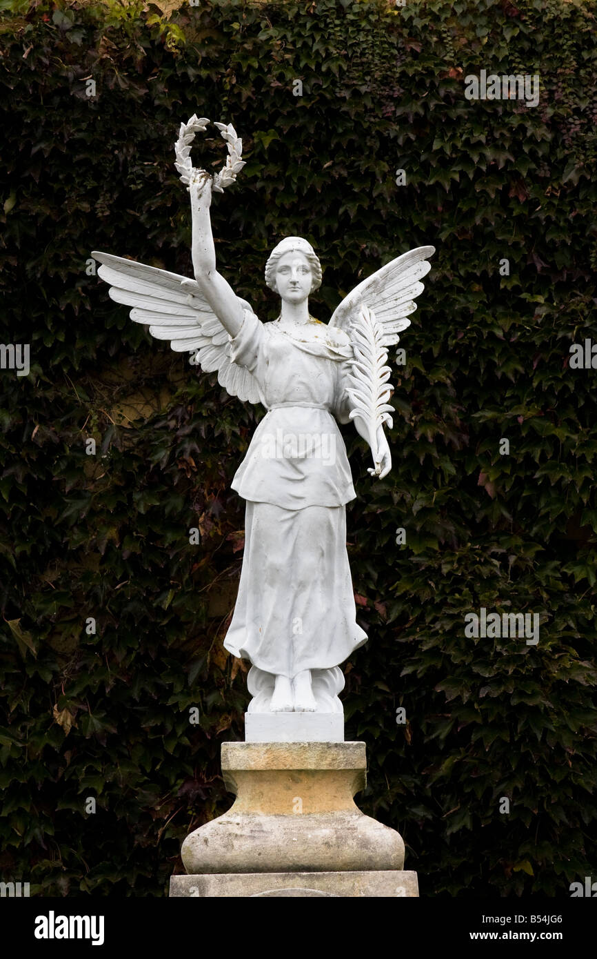 Statue à Lupiac - Gers, dans le sud de la France Banque D'Images