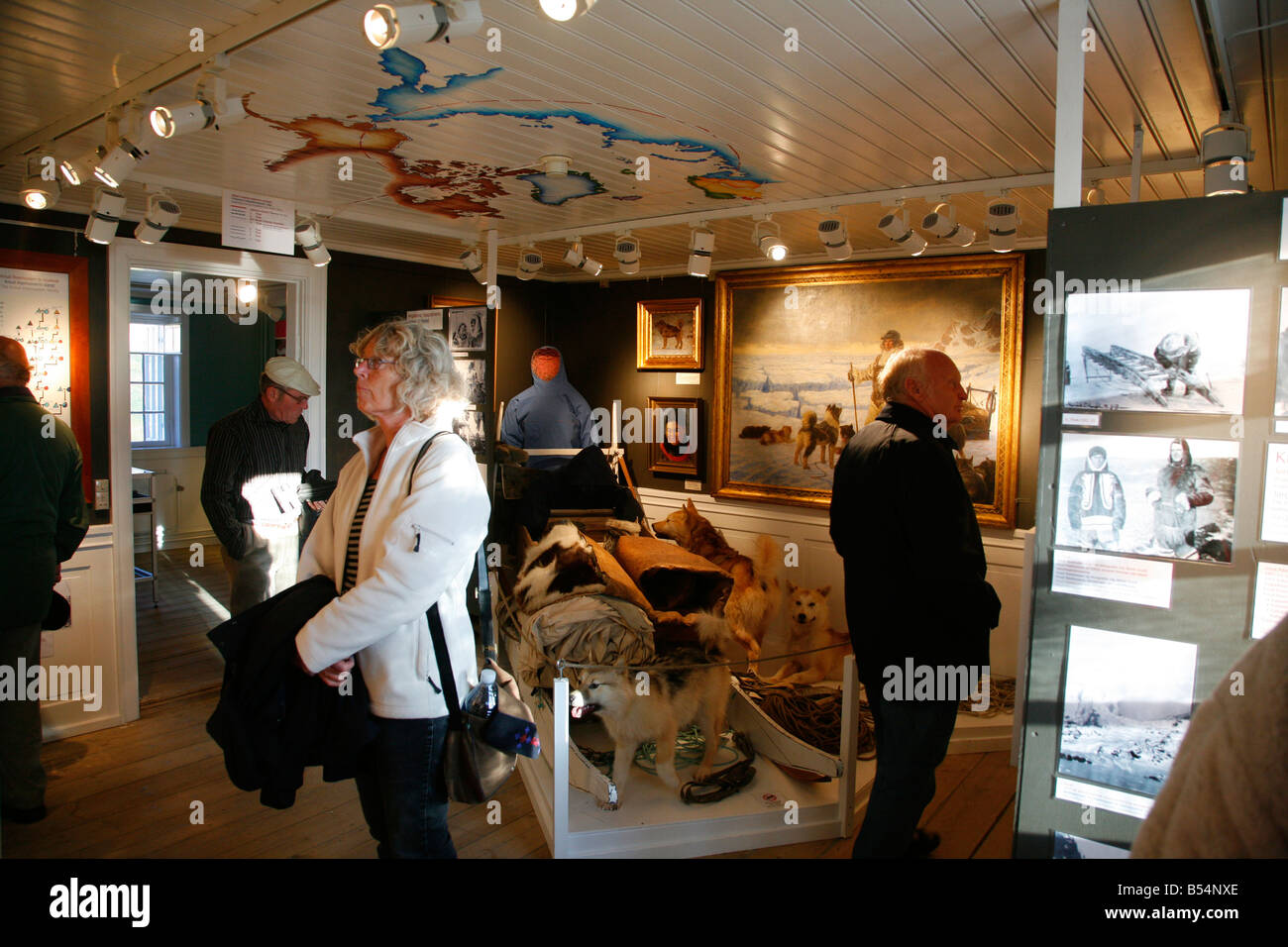 Août 2008 - Musée d'Ilulissat, Groenland Banque D'Images