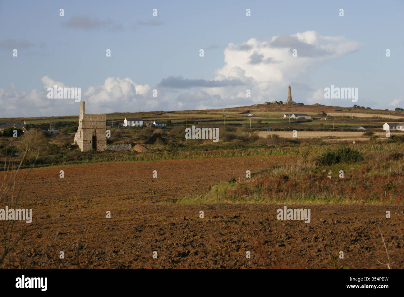 Carn Brea village ancien site, Cambourne, Cornwall Banque D'Images