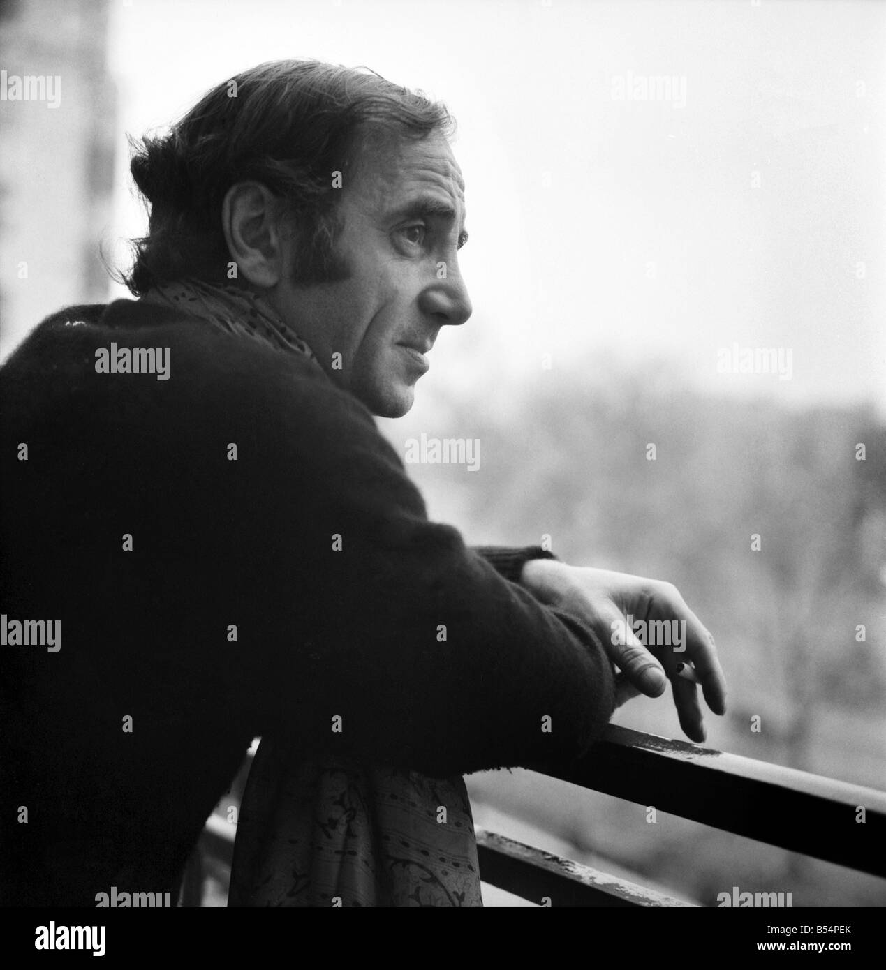 Divertissement. La musique. L'un des plus grands chanteurs pop France, Charles Aznavour n'est ici en Angleterre pour les prochains jours pour donner un Banque D'Images
