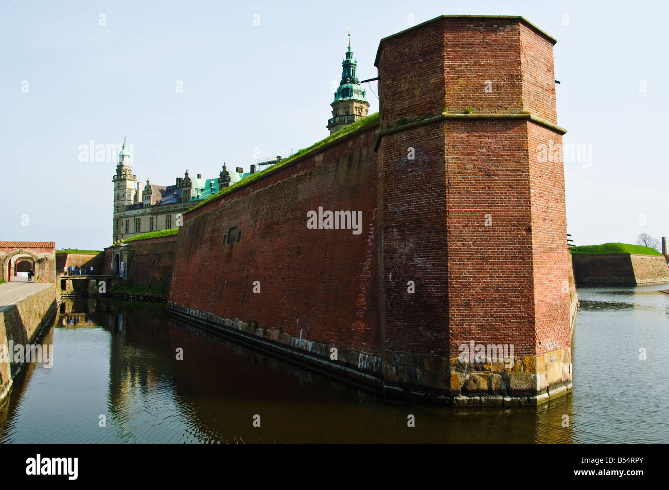 Château d'Elseneur Kronborg Slot Helsingør Danemark pour Hamlet de Shakespeare Banque D'Images