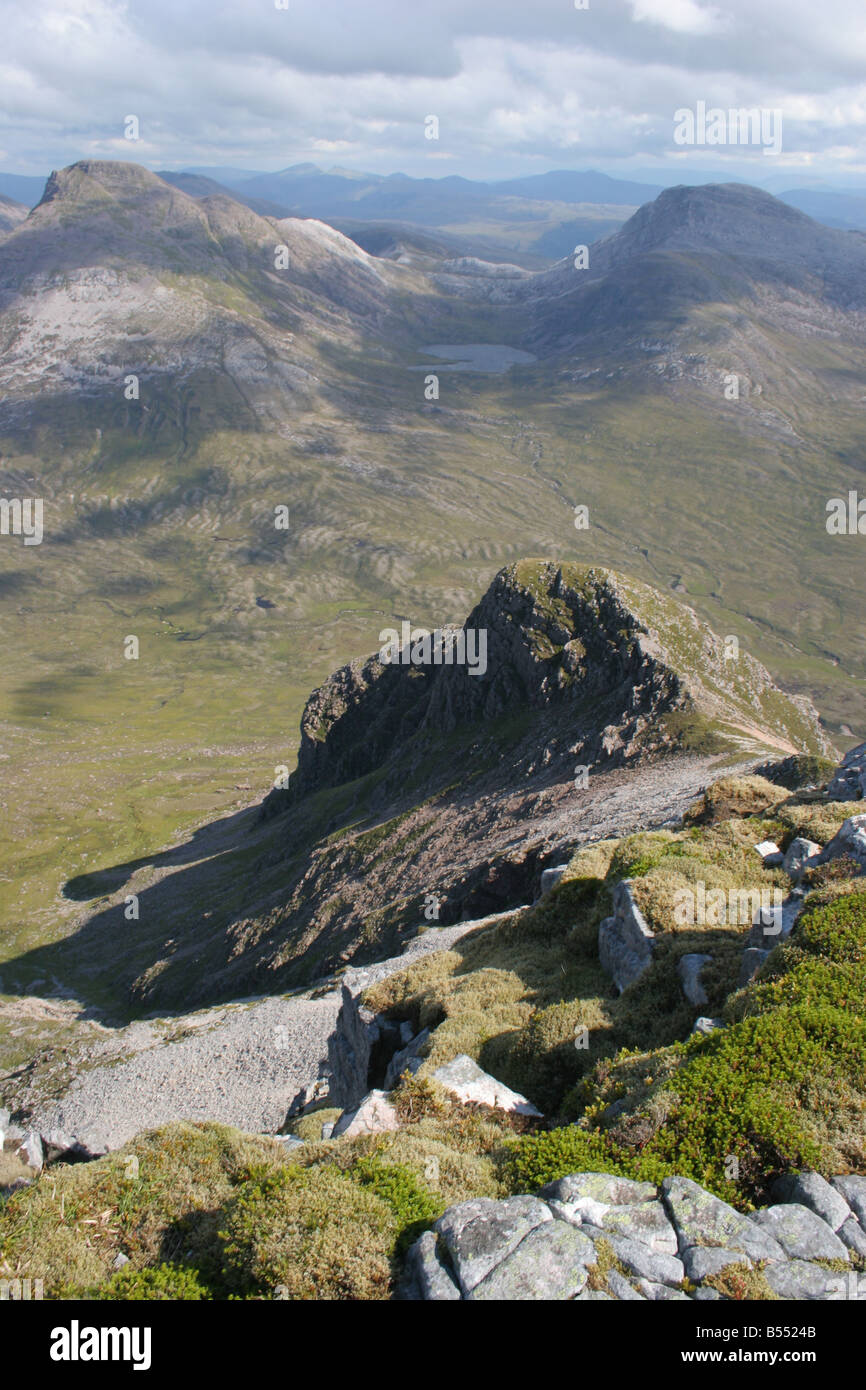 Torridon Beinn Damh, Ecosse, Highlands écossais Banque D'Images