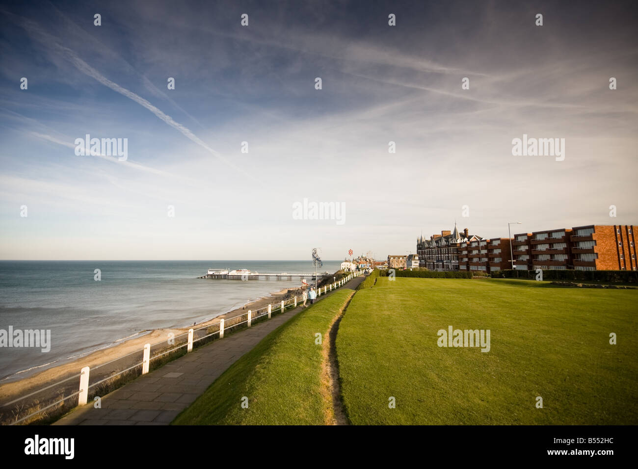 Jetée de Cromer - North Norfolk Banque D'Images