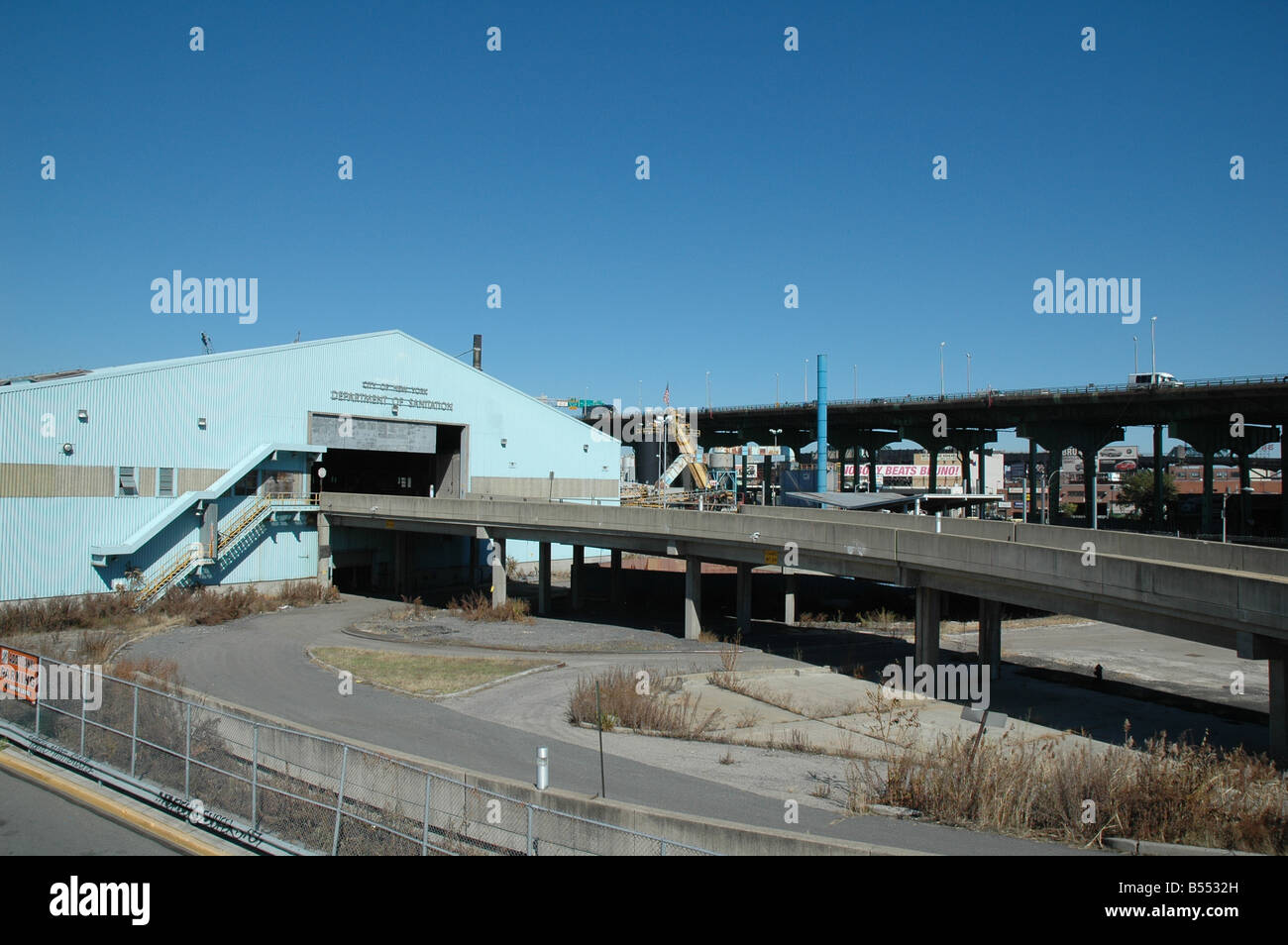 Nyc dept de l'assainissement building brooklyn ny Banque D'Images