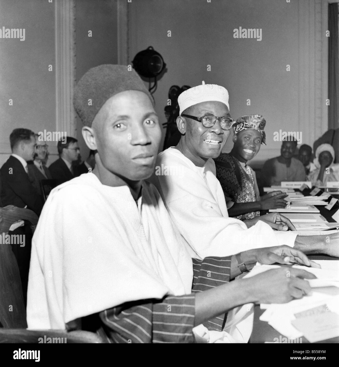 La Constitution du Nigeria a ouvert la conférence aujourd'hui à 10, Carlton House ch Travel. Les délégués des différentes parties du Nigeria sont venus Banque D'Images