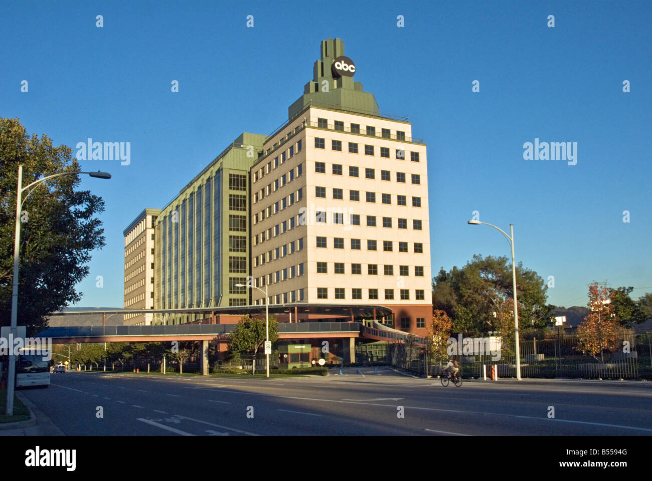 American Broadcasting Company (ABC) Réseau de télévision américain, Burbank CA adjacent à la Walt Disney Studios Banque D'Images