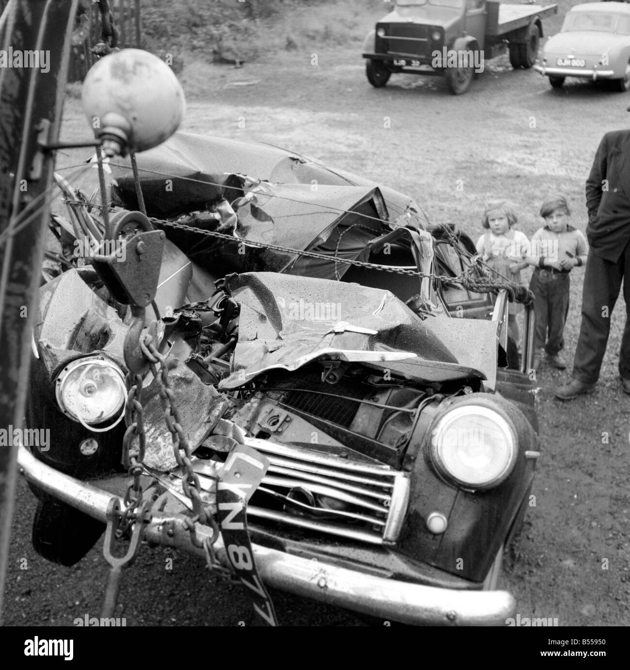 1950s car crash Banque de photographies et d’images à haute résolution ...