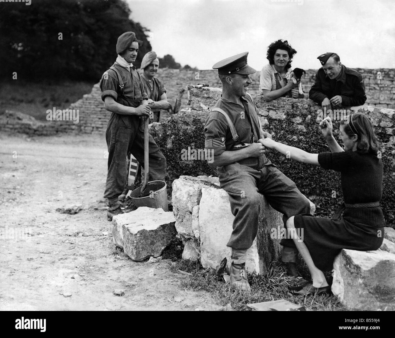 Ww2 soldiers Banque de photographies et d’images à haute résolution - Alamy
