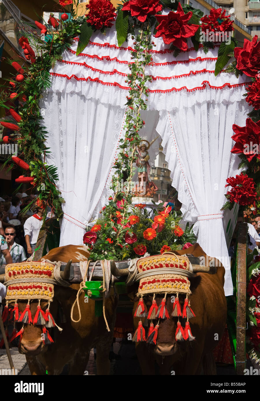 Torremolinos Costa del Sol Malaga Province Espagne fiesta annuelle Romeria de San Miguel Banque D'Images
