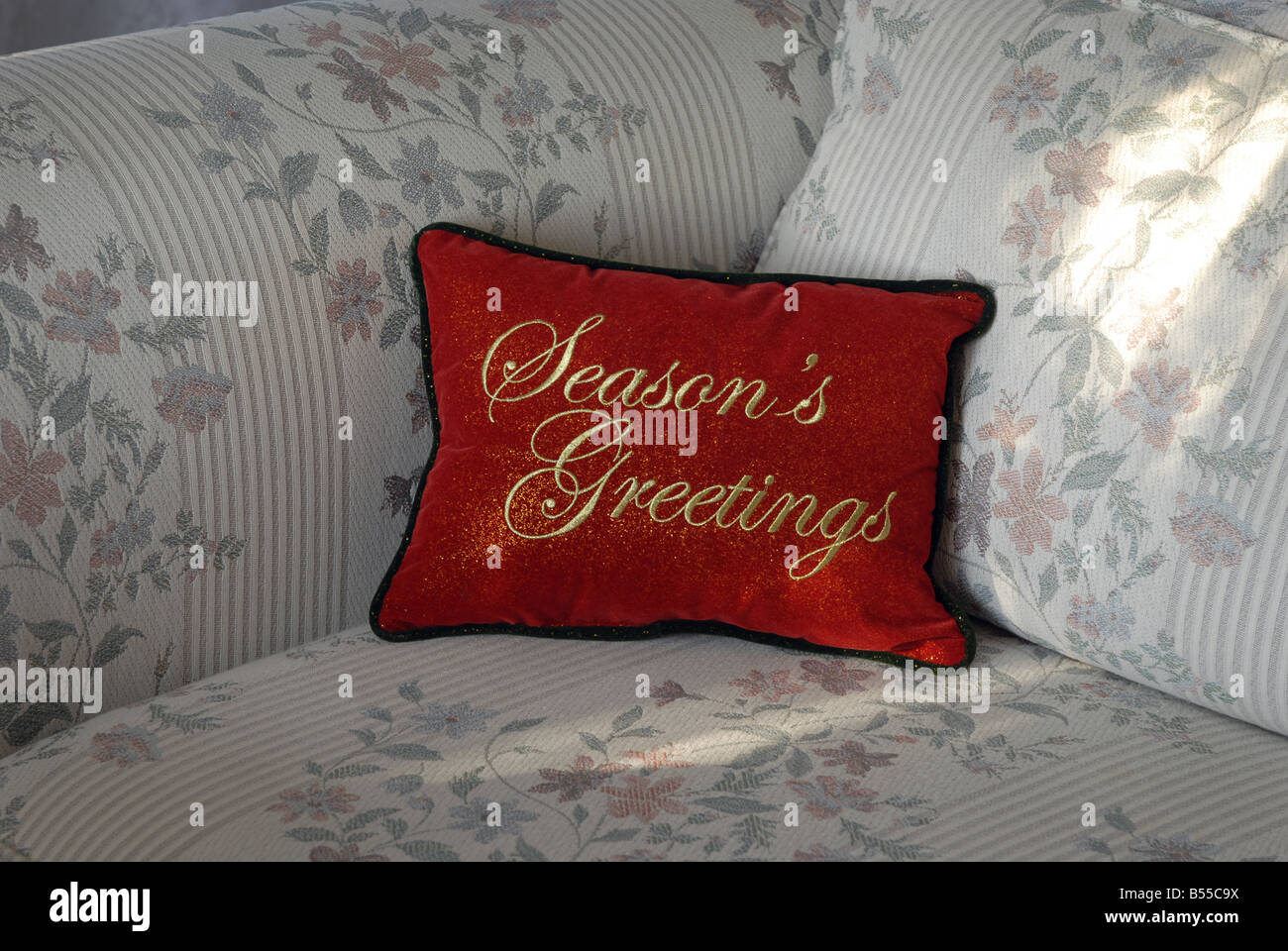 Un oreiller de Vœux Banque D'Images