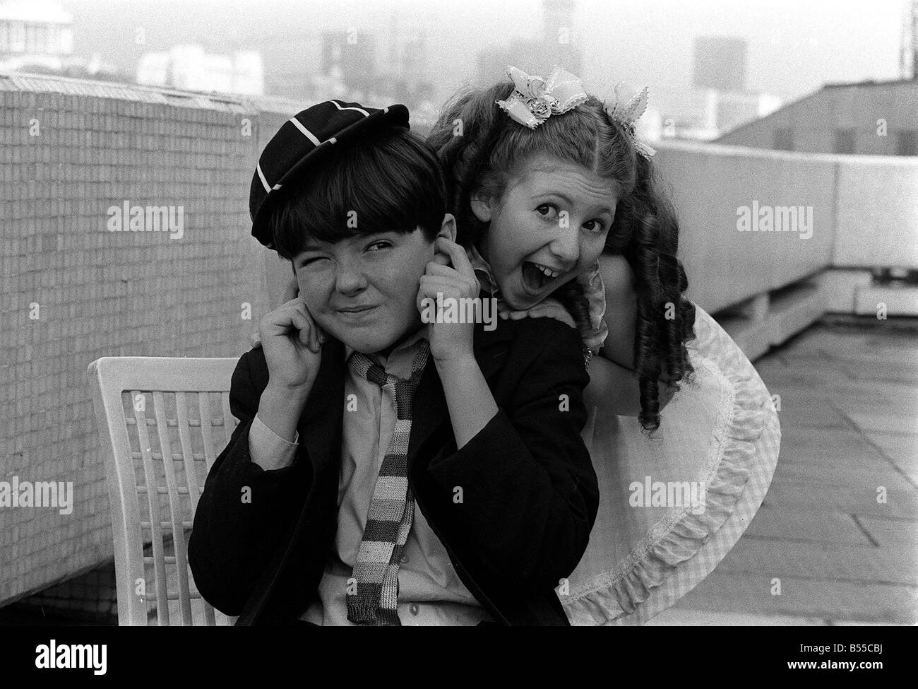 Bonnie Langford Adrian Dannatt acteurs star en 1976 à William Banque D'Images