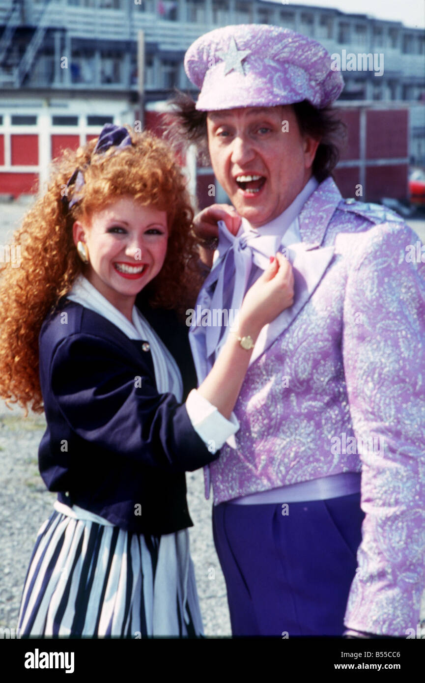 Ken Dodd comic entertainer et Bonnie Langford artiste MSI Dbase Banque D'Images