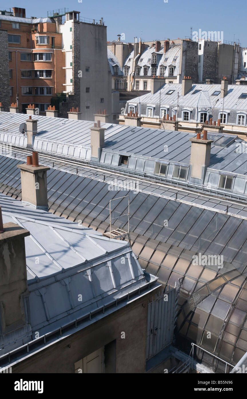 Paris Passage Jouffroy Avis de l'Hôtel Chopin Banque D'Images