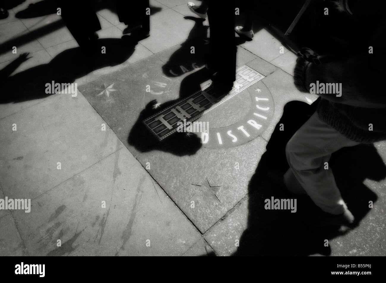 Chicago Theatre District. La boucle. Chicago, Illinois. USA Banque D'Images