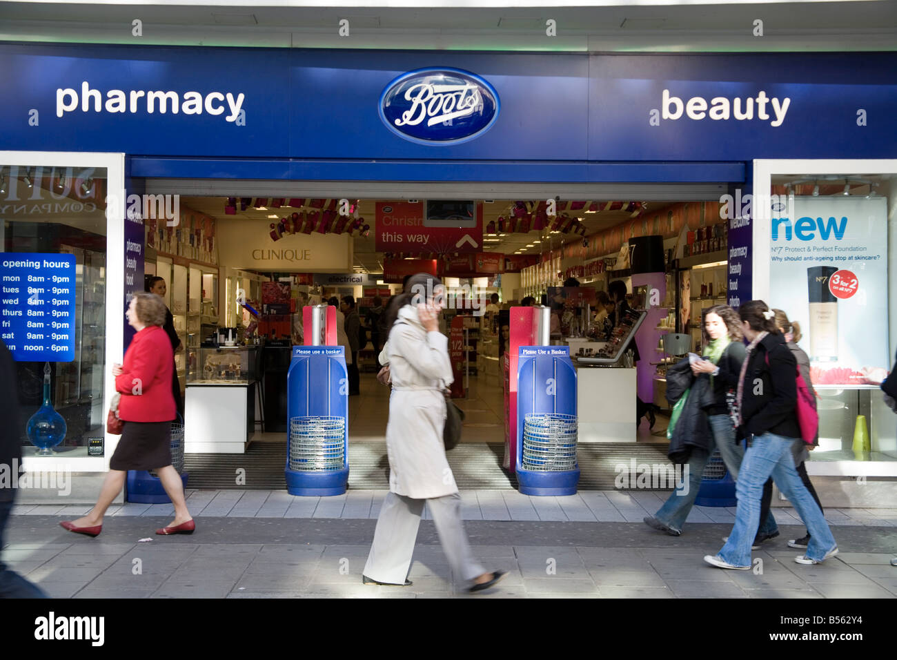 Boots Pharmacie/Oxford Street Banque D'Images