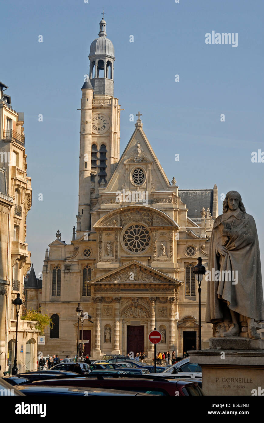 L'église Saint Etienne du Mont à Paris France Banque D'Images