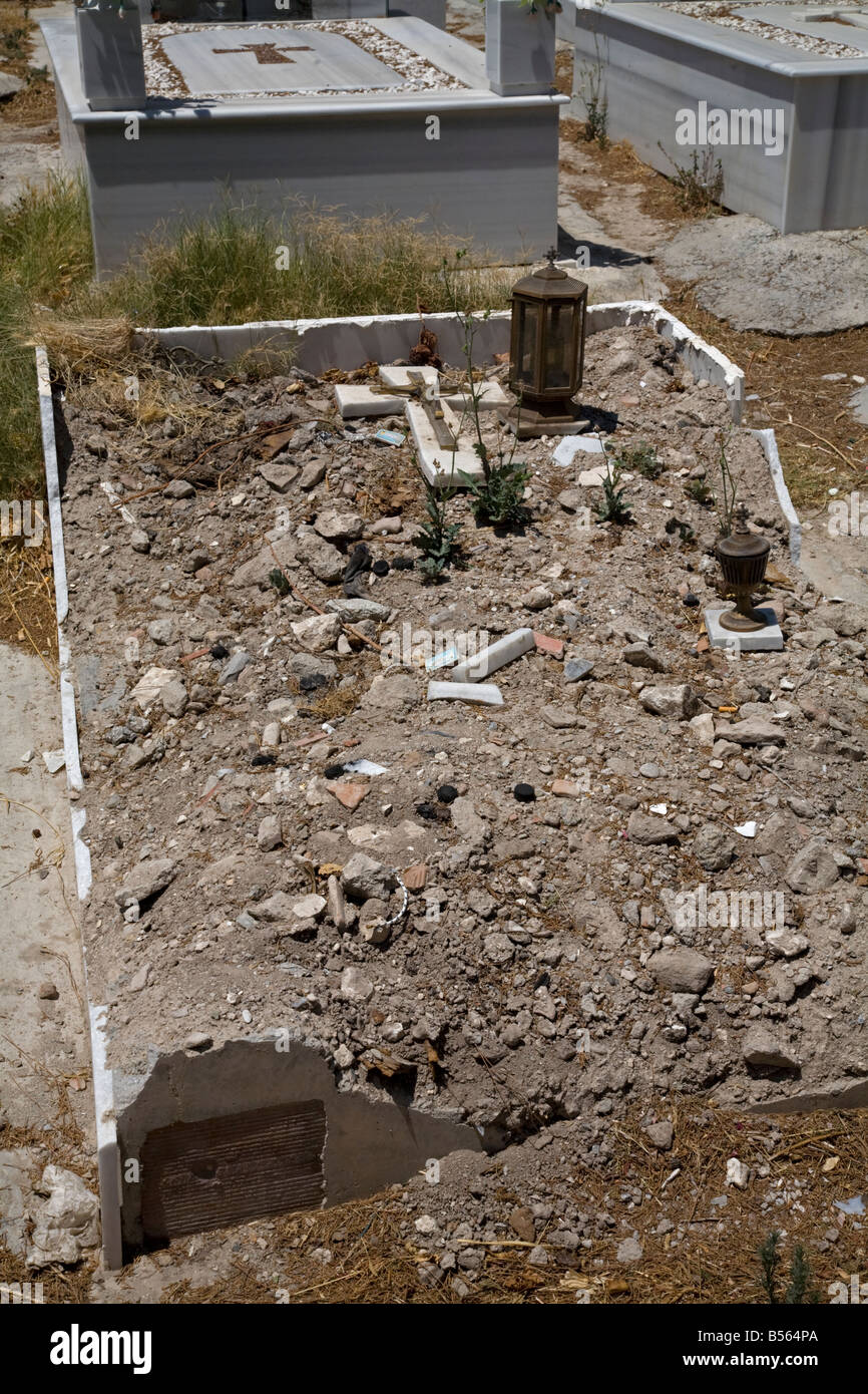 Grave à la métamorphose Church Pythagorion Samos Grèce Banque D'Images