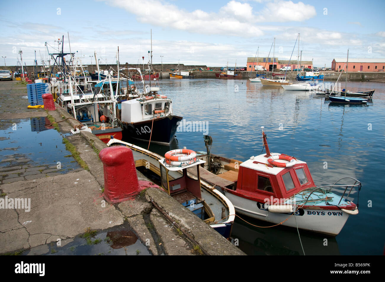 Seton Port Harbour East Lothian en Écosse Banque D'Images