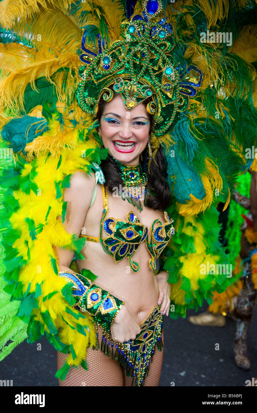 L'école de samba Paraiso au Thames Festival, Londres Banque D'Images