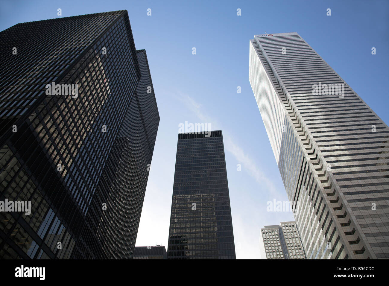Toronto centre bancaire skyscapers. Banque D'Images