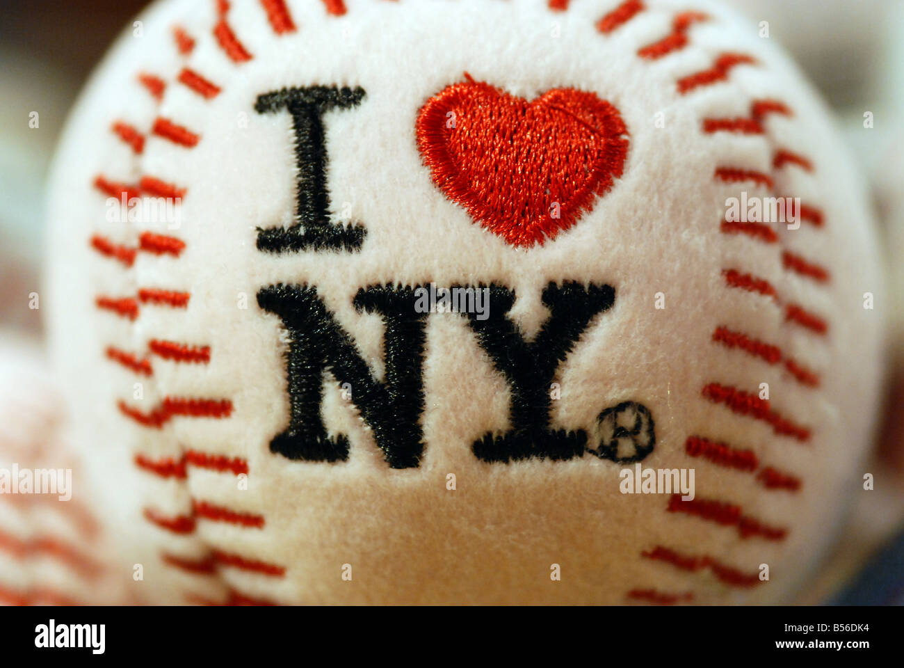 I Love NY Baseball Banque D'Images