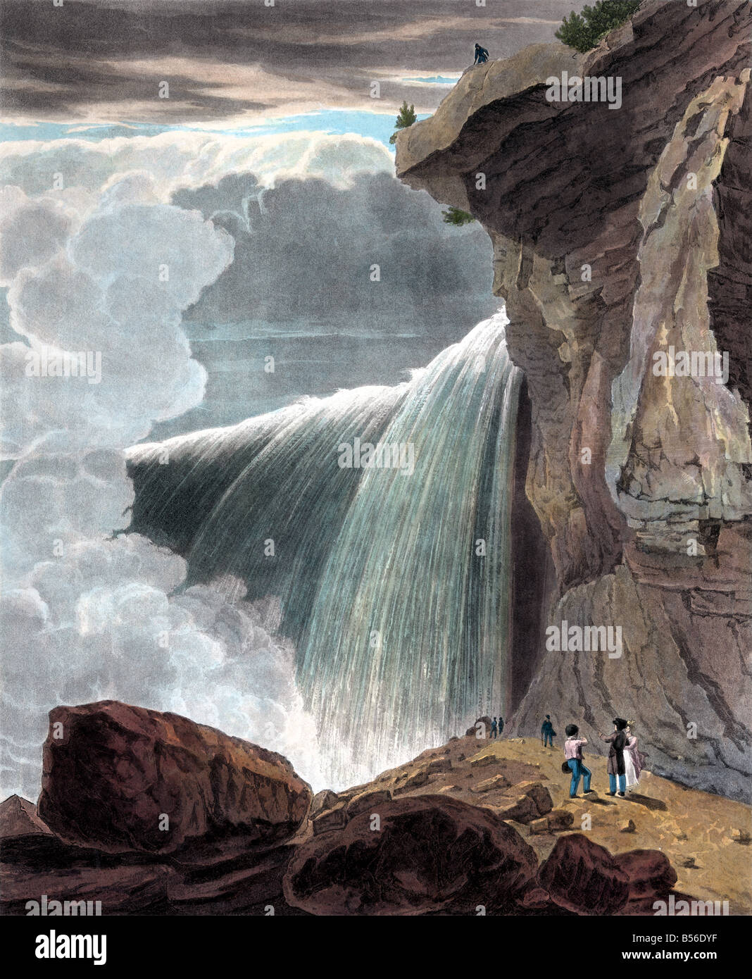 Art de Niagara Falls Banque D'Images