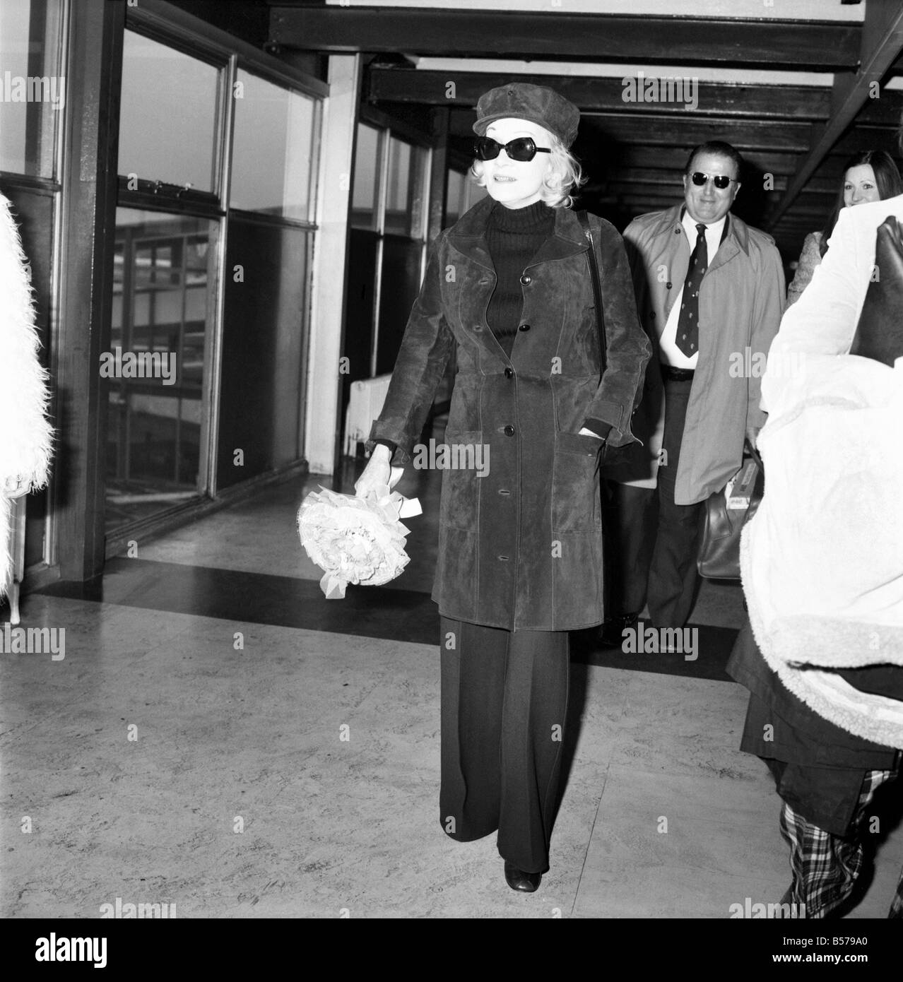 Marlene Dietrich. Janvier 1975 75-00593 Banque D'Images