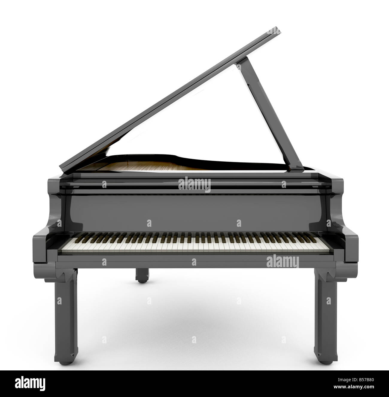 3D render of a piano Banque D'Images