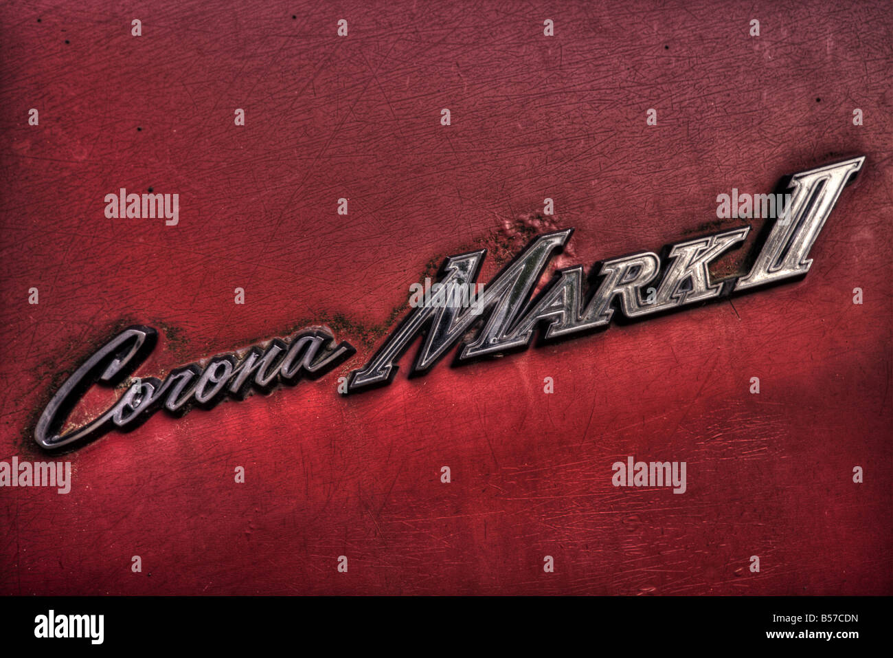 Logo Toyota Corona Mark II Banque D'Images Logo Toyota Corona Mark II Banque D'Images