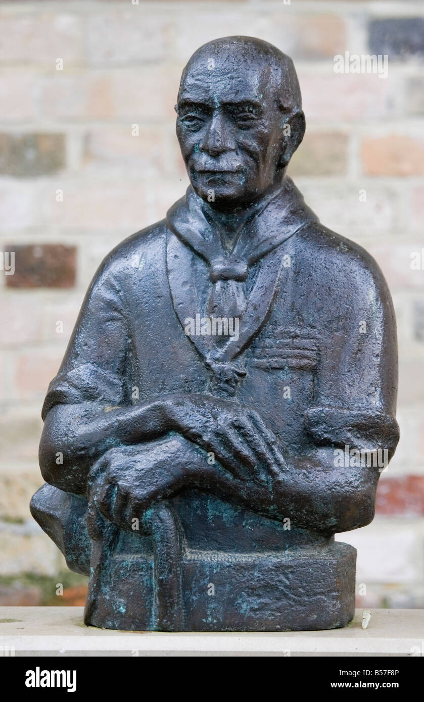 Statue de Lord Baden Powell, le fondateur des Scouts Banque D'Images