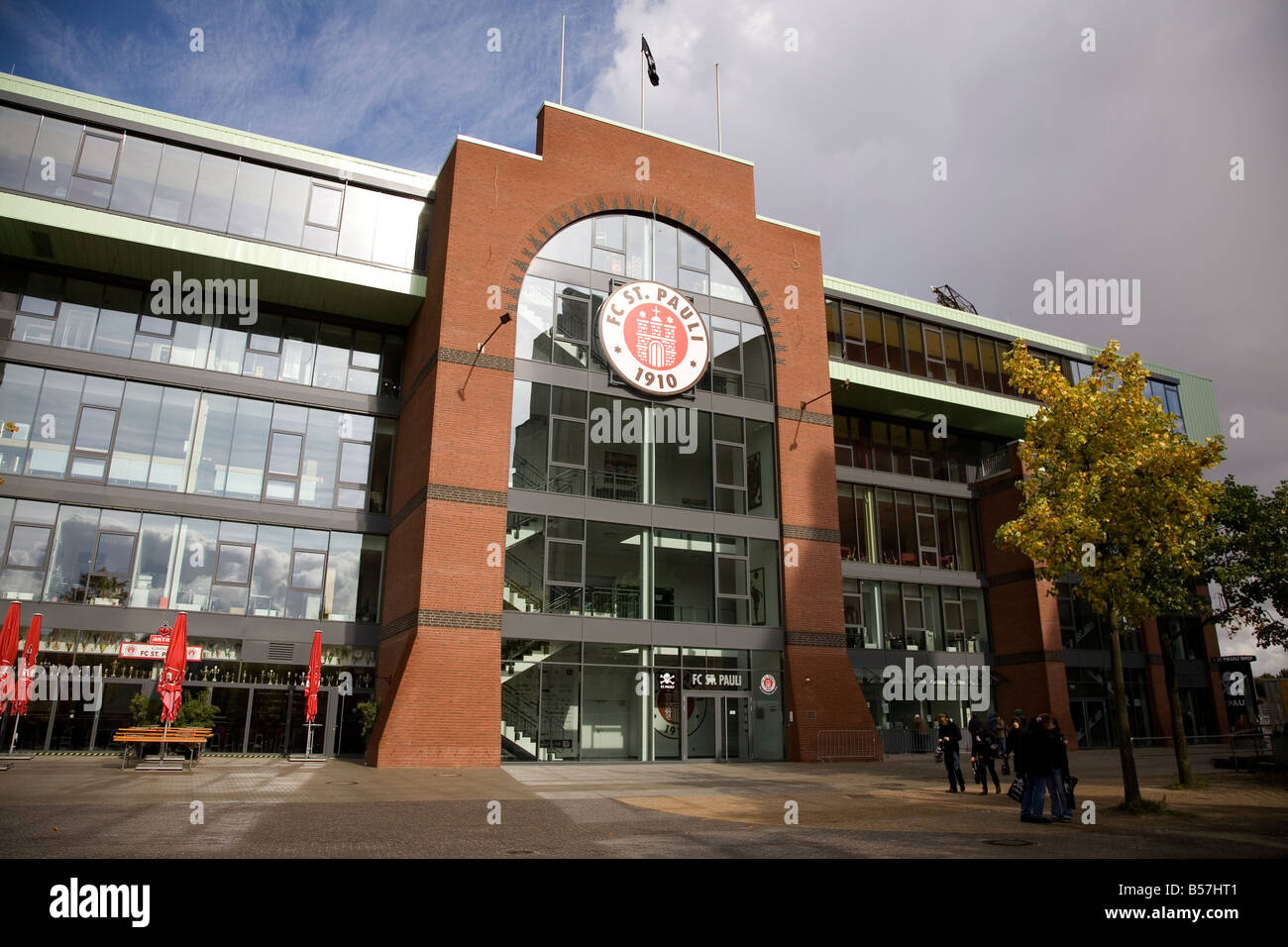 Le Millentor Stadium à Hambourg. Le sol est le domicile du FC St Pauli. Banque D'Images