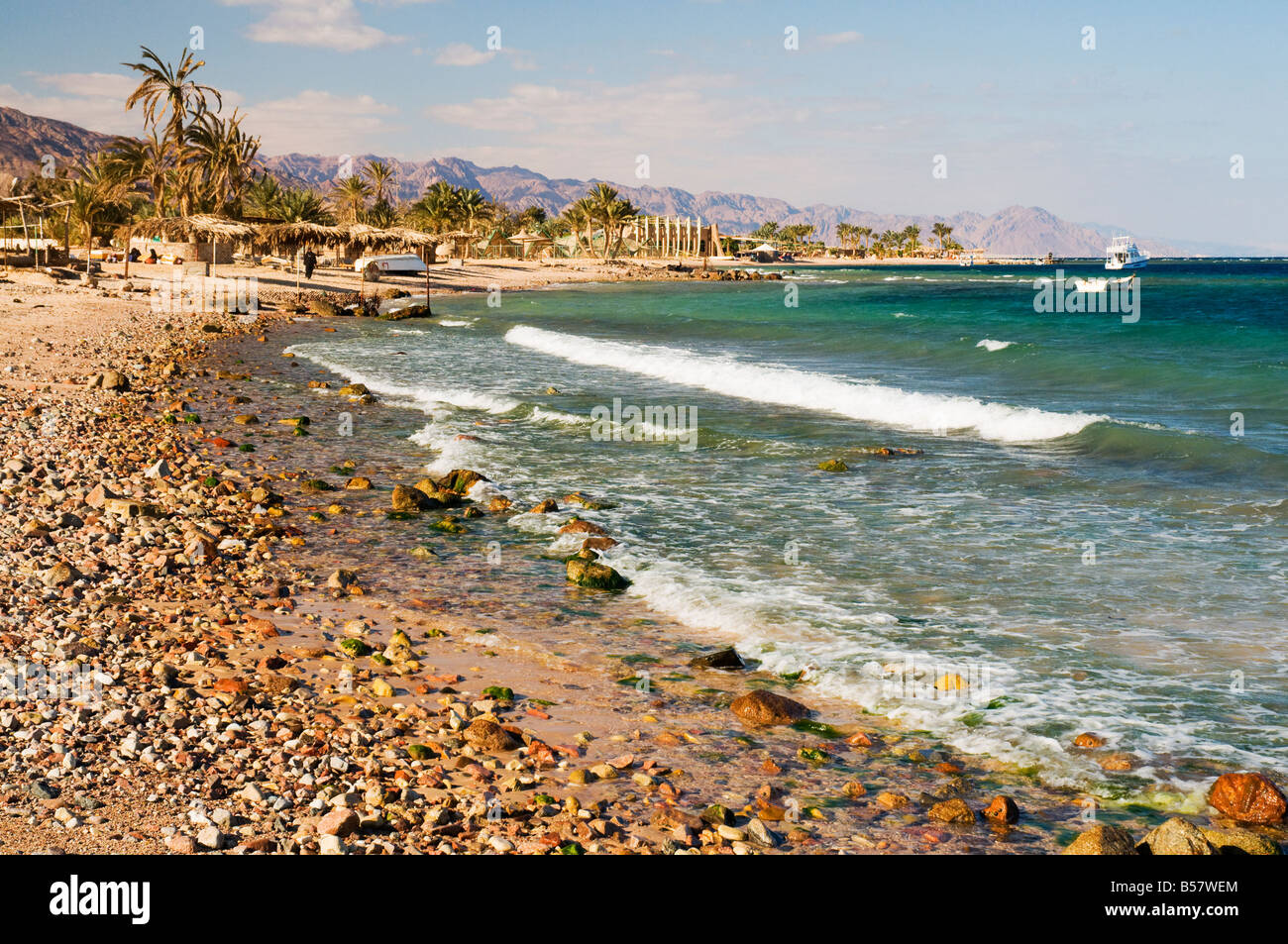 Plage et golfe d'Aqaba, Marsa Alam, Egypte, Afrique du Nord, Afrique Banque D'Images