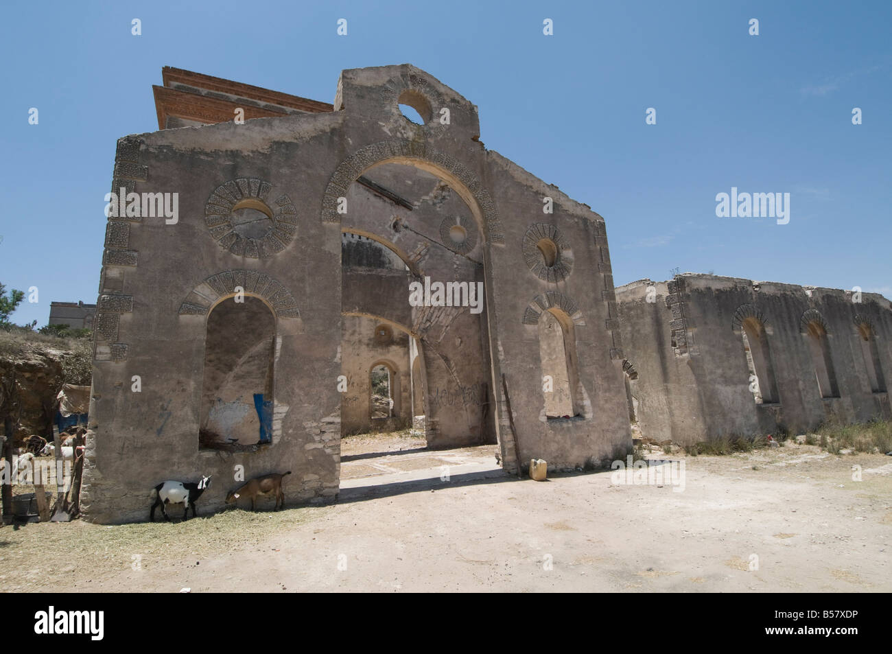 Ancienne mine d'argent, minéral de pozos (Pozos), site du patrimoine mondial de l'UNESCO, de l'État de Guanajuato, Mexique, Amérique du Nord Banque D'Images