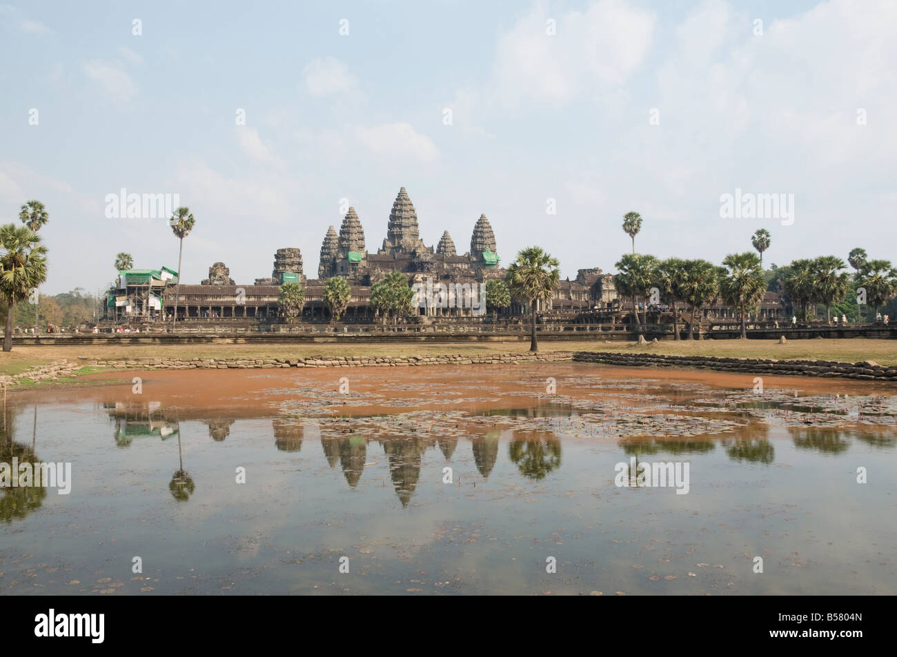 Angkor Wat temple, 12e siècle, khmers, Angkor, Site du patrimoine mondial de l'UNESCO, Siem Reap, Cambodge, Indochine, Asie du Sud-Est, l'Asie Banque D'Images