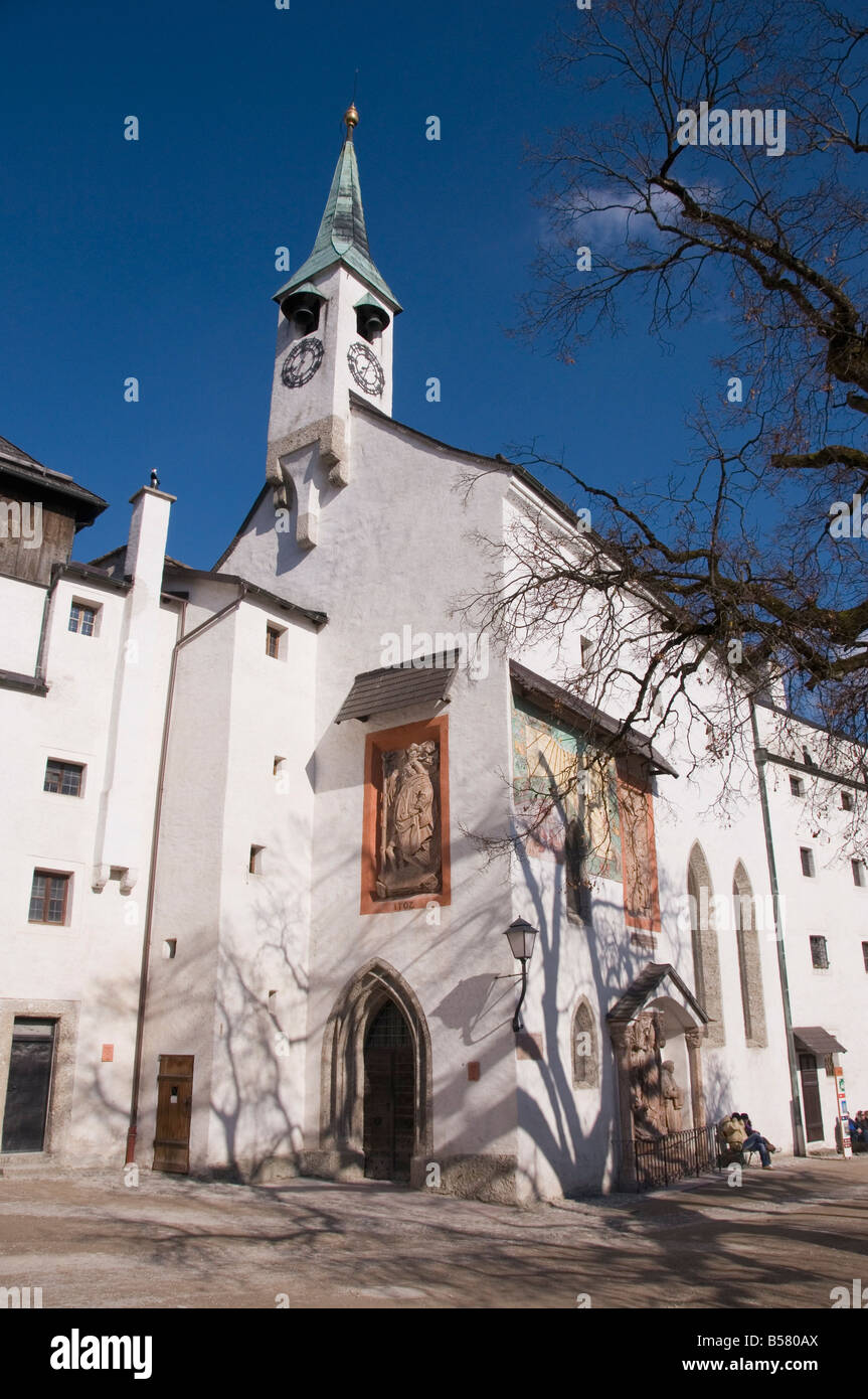 Église de Saint George, dans la forteresse de Hohensalzburg, Salzburg, Autriche, Europe Banque D'Images