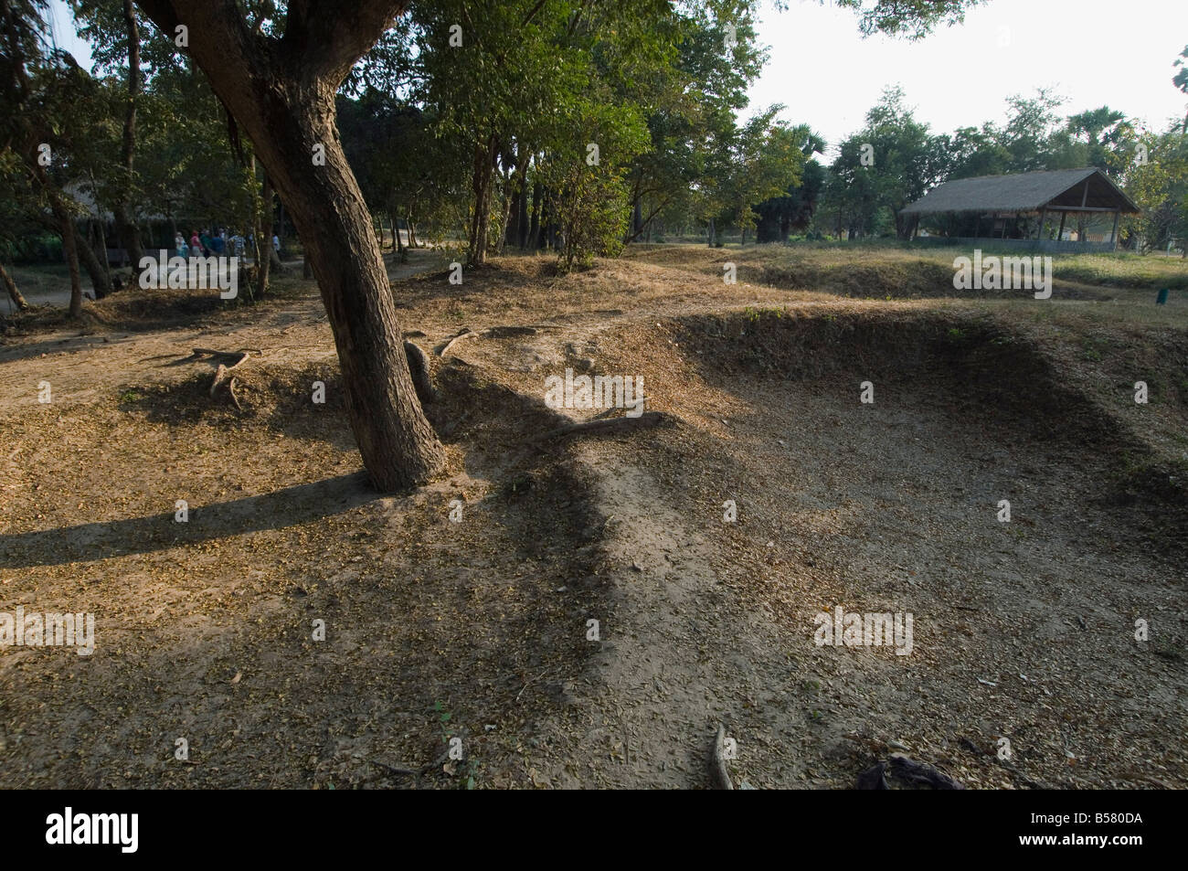 Ces champs de la mort, à Choeung Ek, Phnom Penh, Cambodge, Indochine, Asie du Sud, Asie Banque D'Images