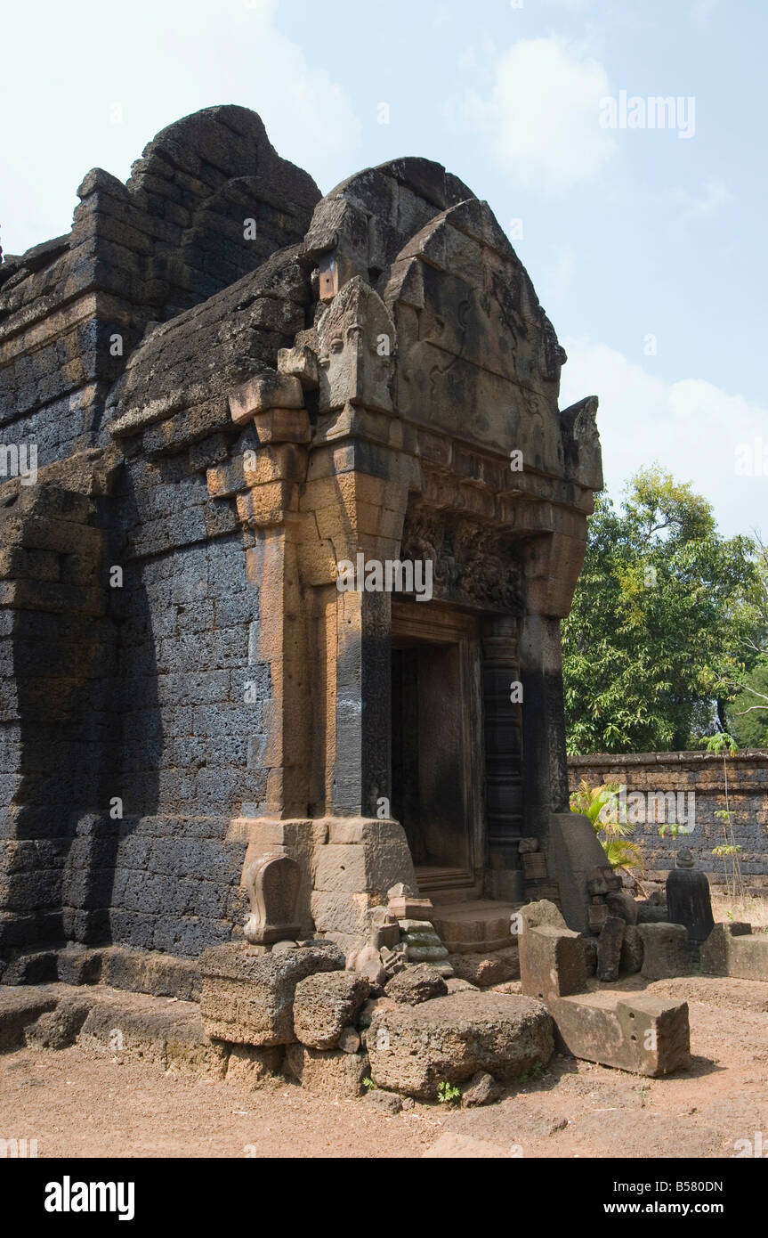 Wat Kohear Nokor, 11ème siècle temple hindou, le Cambodge, l'Indochine, l'Asie du Sud-Est, Asie Banque D'Images