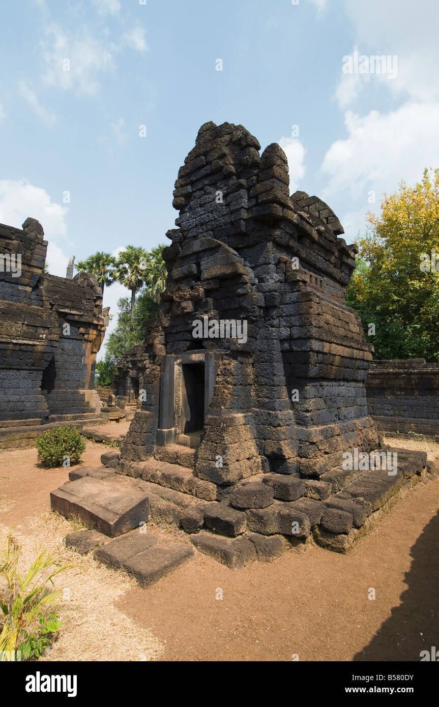 Wat Kohear Nokor, 11ème siècle temple hindou, le Cambodge, l'Indochine, l'Asie du Sud-Est, Asie Banque D'Images