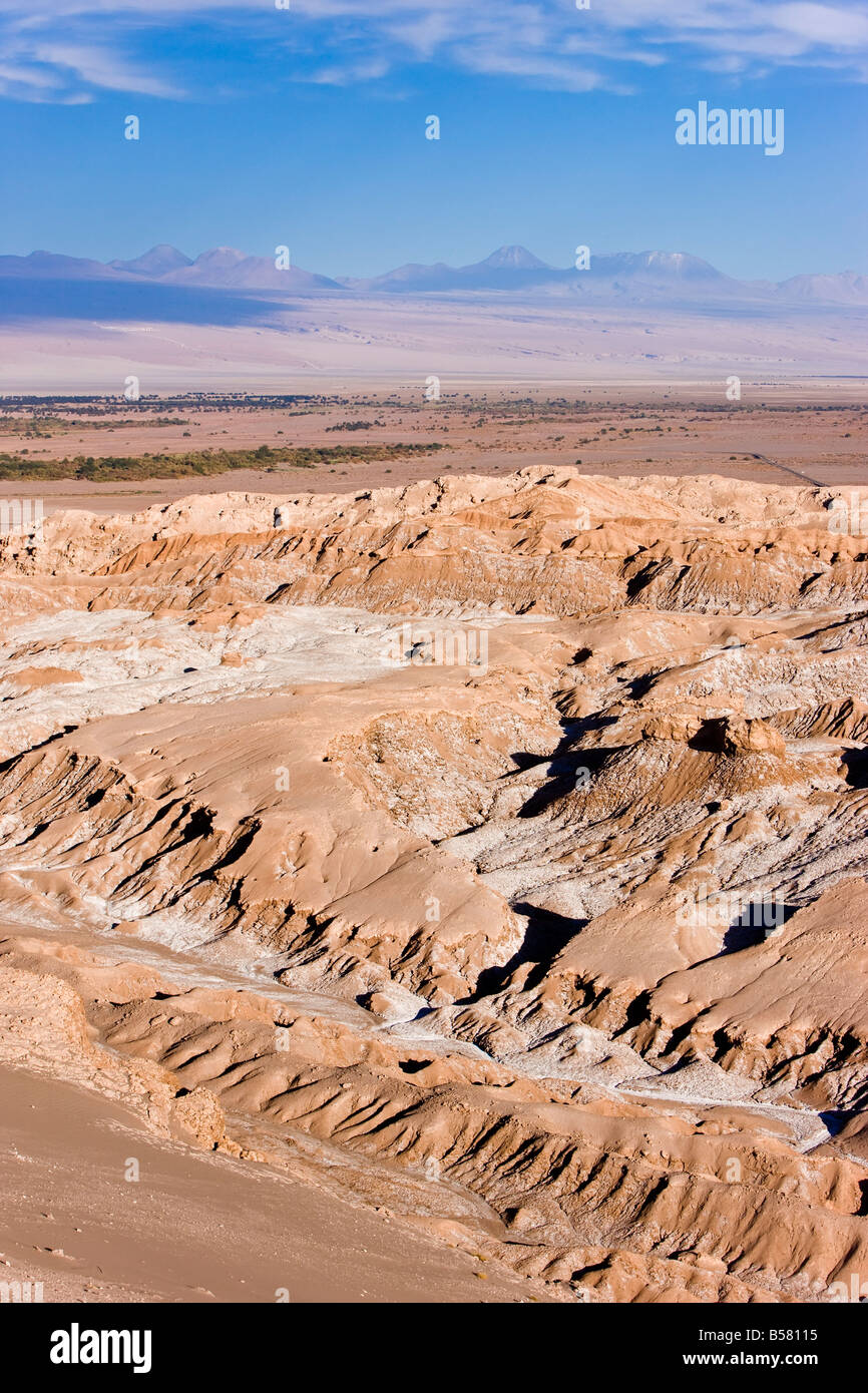 Valle de la Luna (vallée de la lune), Désert d'Atacama, Norte Grande, Chili, Amérique du Sud Banque D'Images