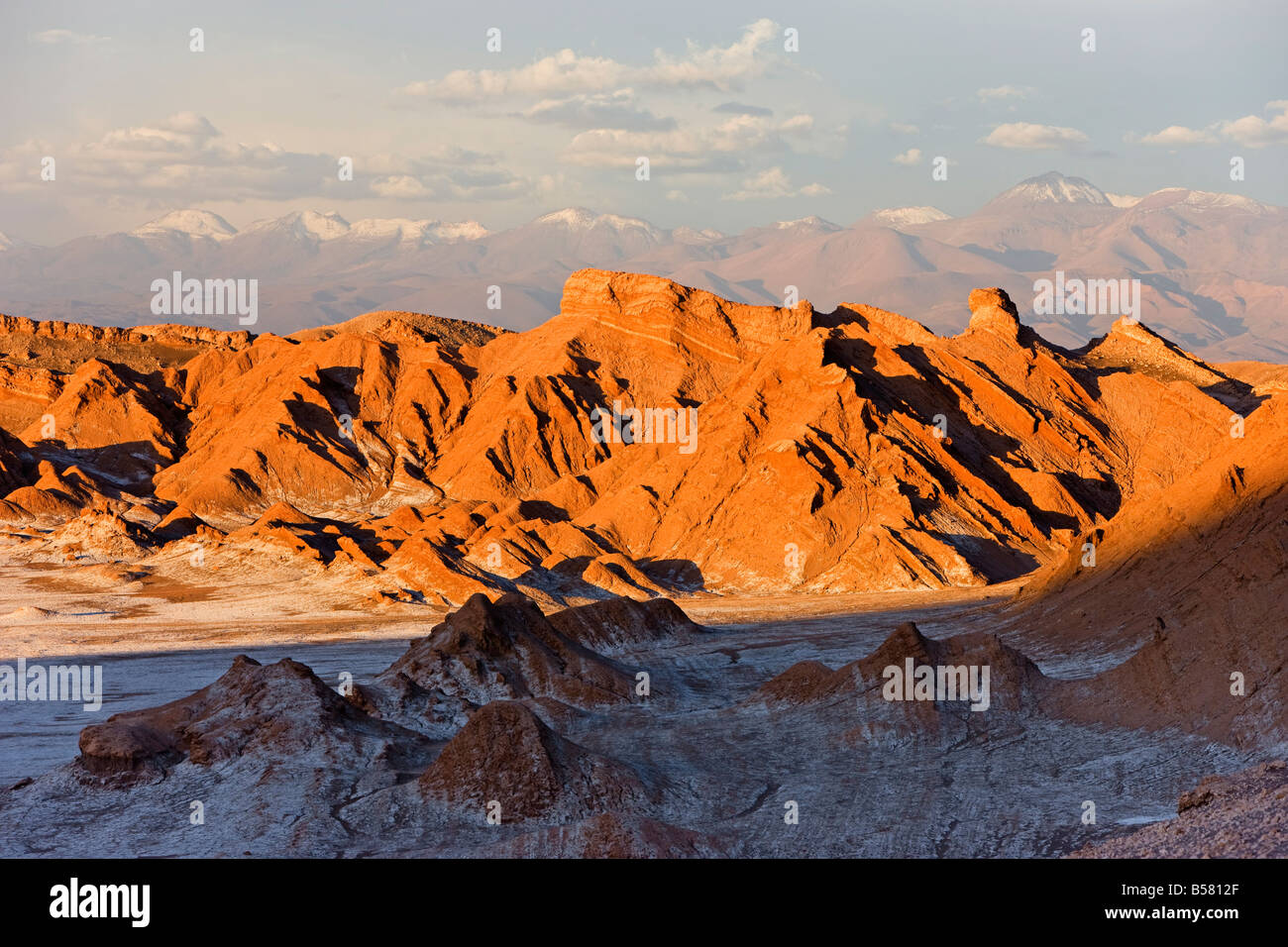 Valle de la Luna (vallée de la lune), Désert d'Atacama, Norte Grande, Chili, Amérique du Sud Banque D'Images