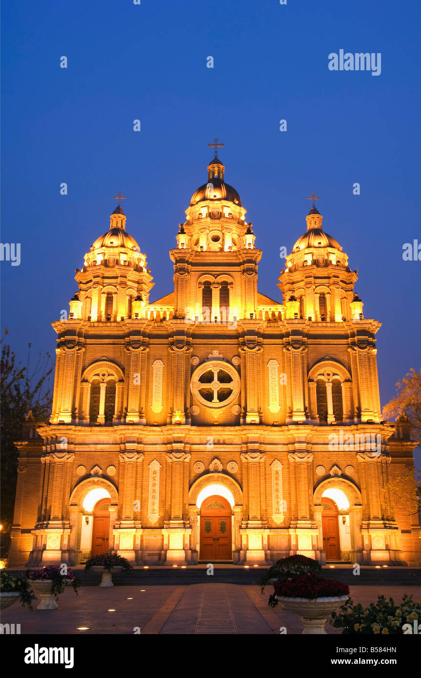 L'Église St-Joseph (l'Église) est construit en 1655 pendant le règne de Shunzhi allumé sur la rue commerçante Wanfujing, Beijing Banque D'Images