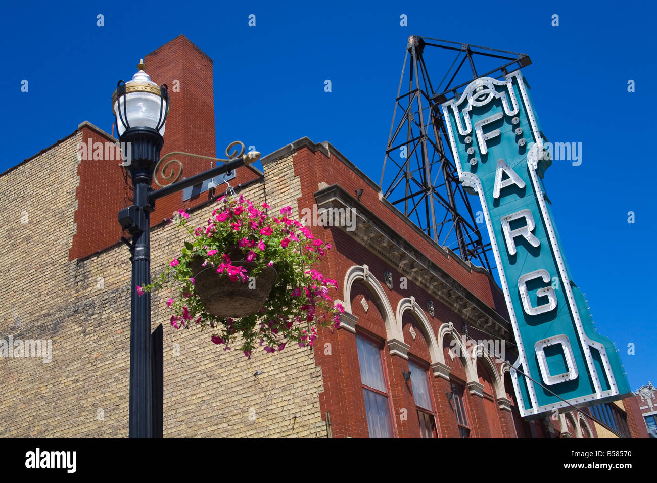 Fargo Theatre sur Broadway Street, Fargo, Dakota du Nord, États-Unis d'Amérique, Amérique du Nord Banque D'Images