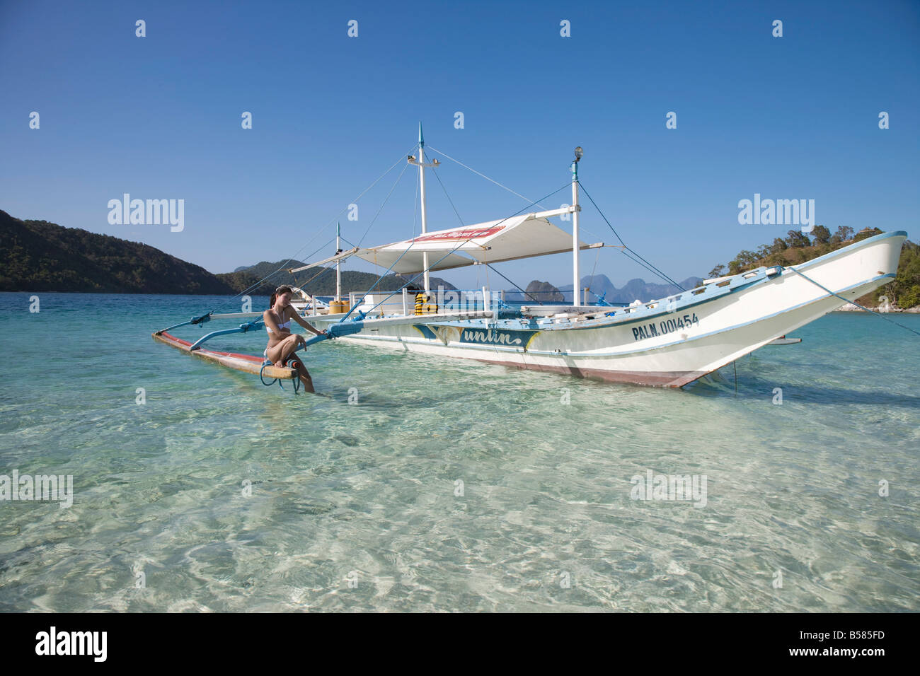 El Nido, Palawan, Philippines, Asie du Sud, Asie Banque D'Images