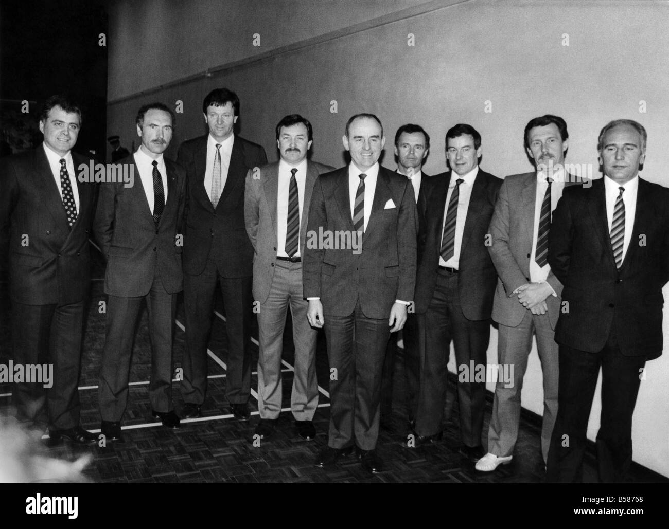 L'équipe de garnitures - Det Ch. Le surint. Peter Topping et son équipe meurtres Maures - félicité à o/m. Enquête. Voir Gordon Hughes. Apr Banque D'Images